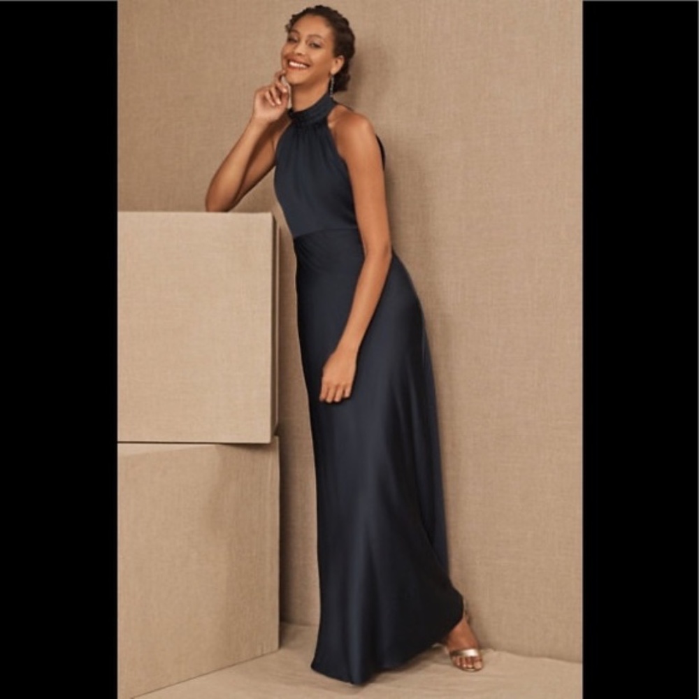 BHLDN Navy Bridesmaid Dress